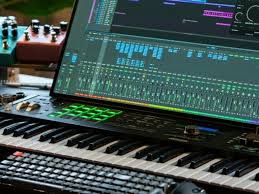 working on a track